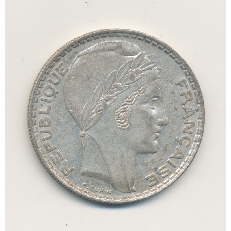 20 Francs Turin - 1937 - TTB