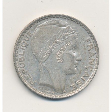 20 Francs Turin - 1937 - TTB