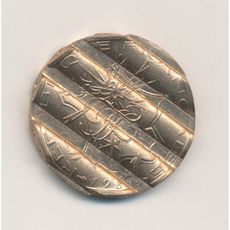 10 Francs Mathieu - annulée et déformée