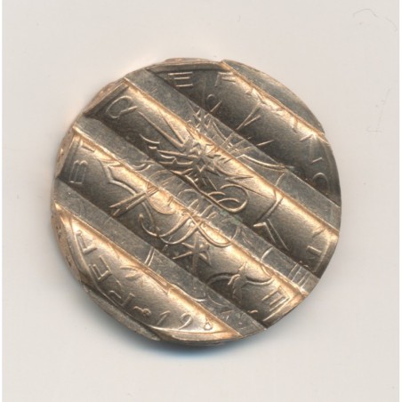 10 Francs Mathieu - annulée et déformée