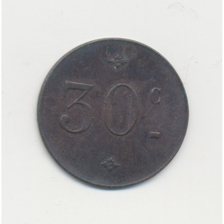 30 Centimes - Société des wagons bars - TTB+