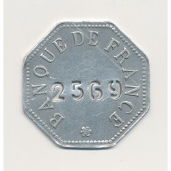 Jeton - Banque de France - N°2569 - alu - 40mm - TTB