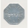Jeton - Banque de France - N°2569 - alu - 40mm - TTB