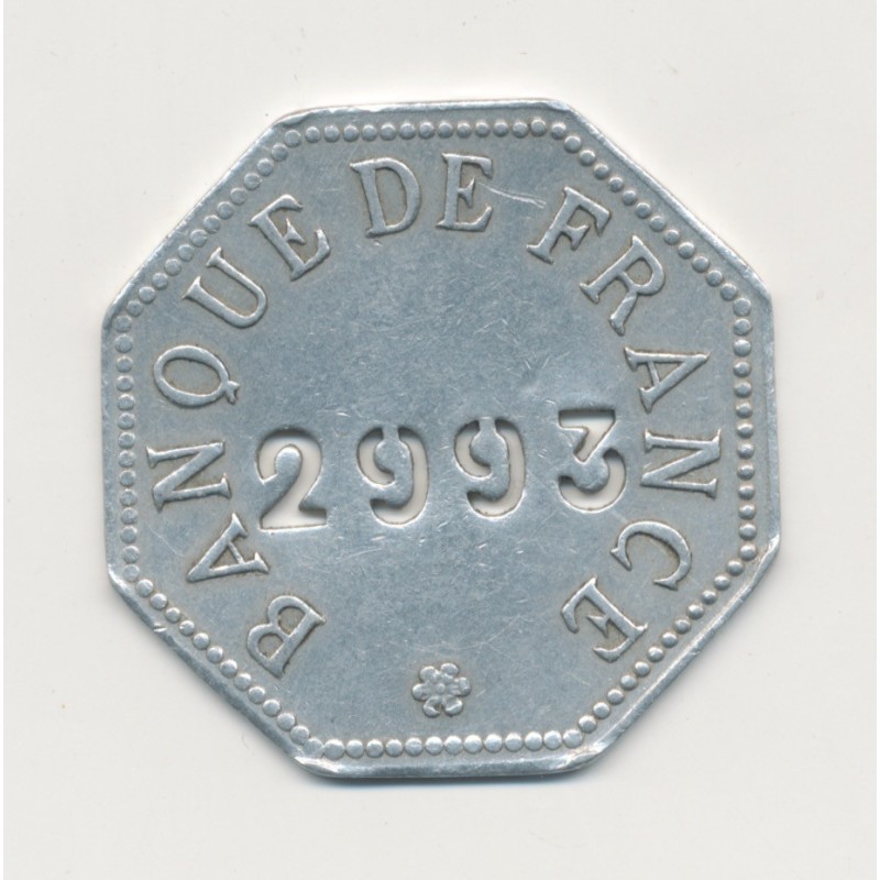 Jeton - Banque de France - N°2993 - alu - 40mm - TTB