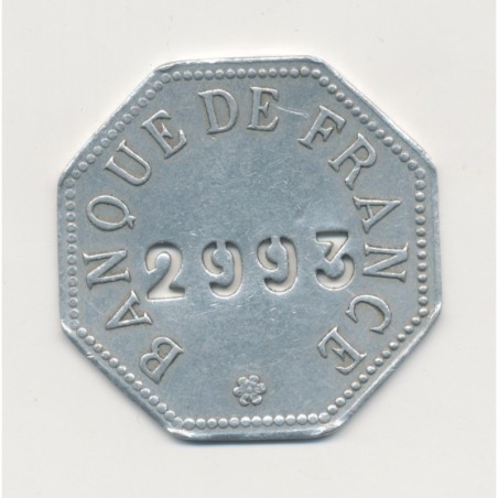 Jeton - Banque de France - N°2993 - alu - 40mm - TTB