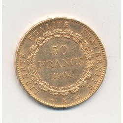 Génie - 50 Francs Or - 1904 A Paris - TTB+ 2