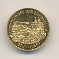 Médaille Or - Stuttgart - Altes schloss und Stiftskirche - cheval  2