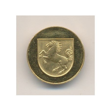 Médaille Or - Stuttgart - Altes schloss und Stiftskirche - cheval 