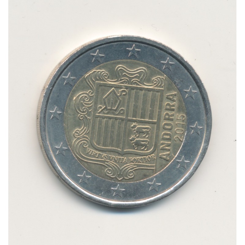2€ Andorre 2015 - Blason 
