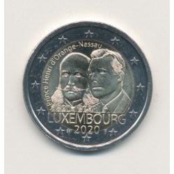 2€ Luxembourg 2020 - bicentenaire de la naissance du prince Henri