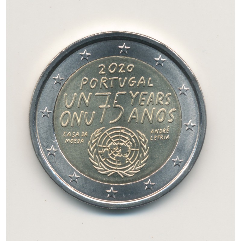 2€ Portugal 2020 - 75 ans de l’Organisation des Nations Unies ONU