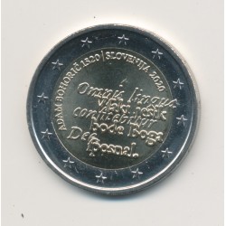 2€ Slovénie 2020 - 500e anniversaire de la naissance de Adam Bohorič