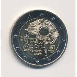 2€ Slovaquie 2020 - 20e anniversaire de l'adhésion de la Slovaquie à l'OCDE
