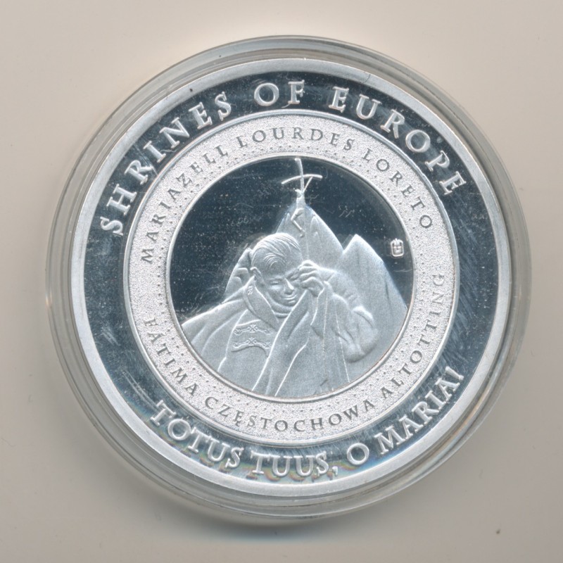 Médaille - Lourdes - Fatima - Shrines of europe 