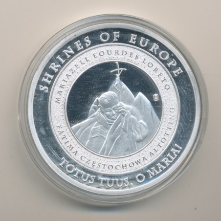Médaille - Lourdes - Fatima - Shrines of europe 