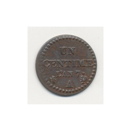 1 Centime Dupré - AN 7 A Paris