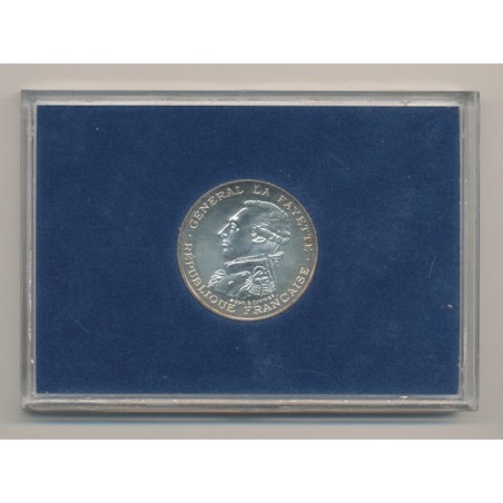 100 Francs La Fayette - 1987 - argent Brillant Universel - FDC - 