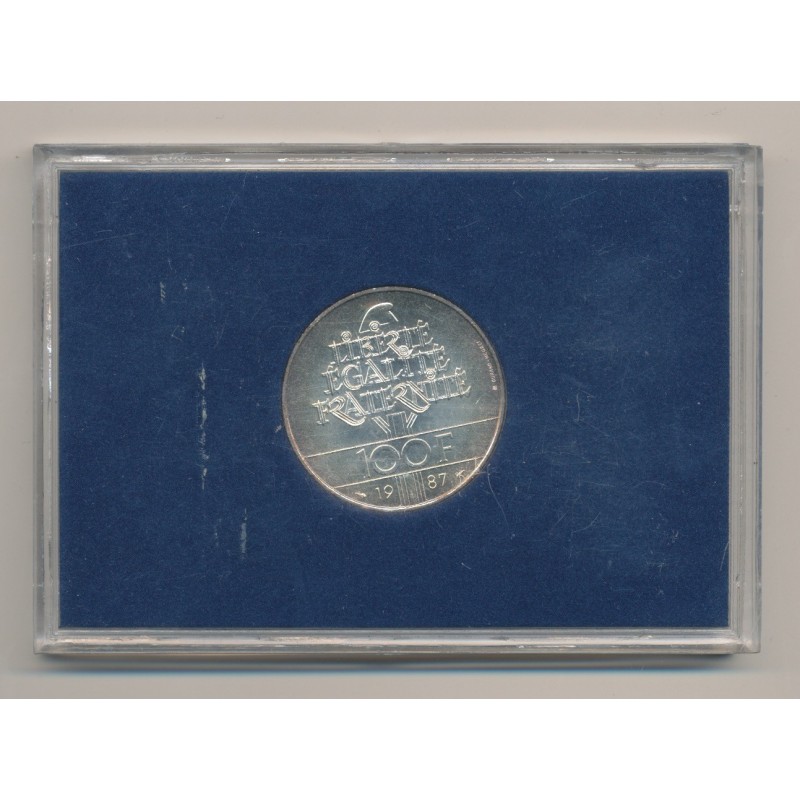 100 Francs La Fayette - 1987 - argent Brillant Universel - FDC - 