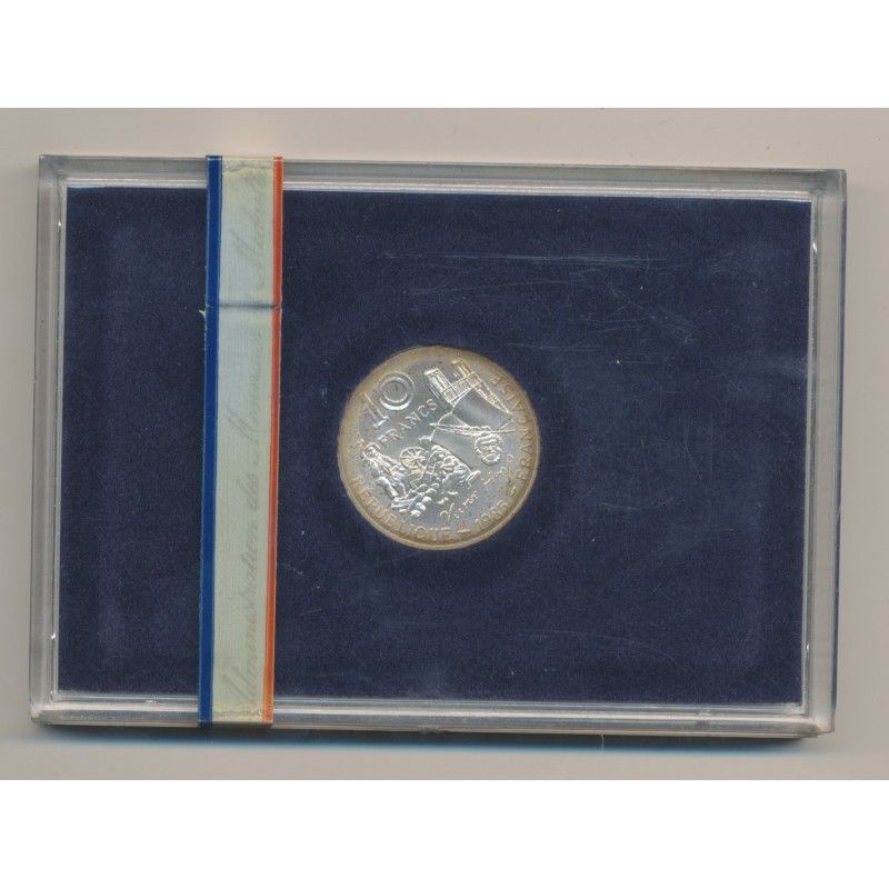 10 Francs Victor Hugo - 1985 - argent Brillant Universel - FDC - sans fourreau