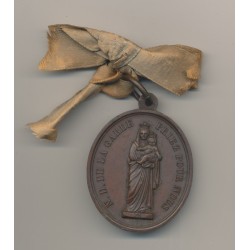 Médaille - Notre dame de la garde - Priez pour nous - bronze 