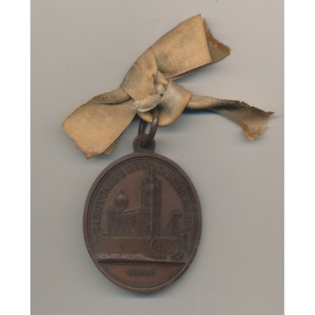 Médaille - Notre dame de la garde - Priez pour nous - bronze 