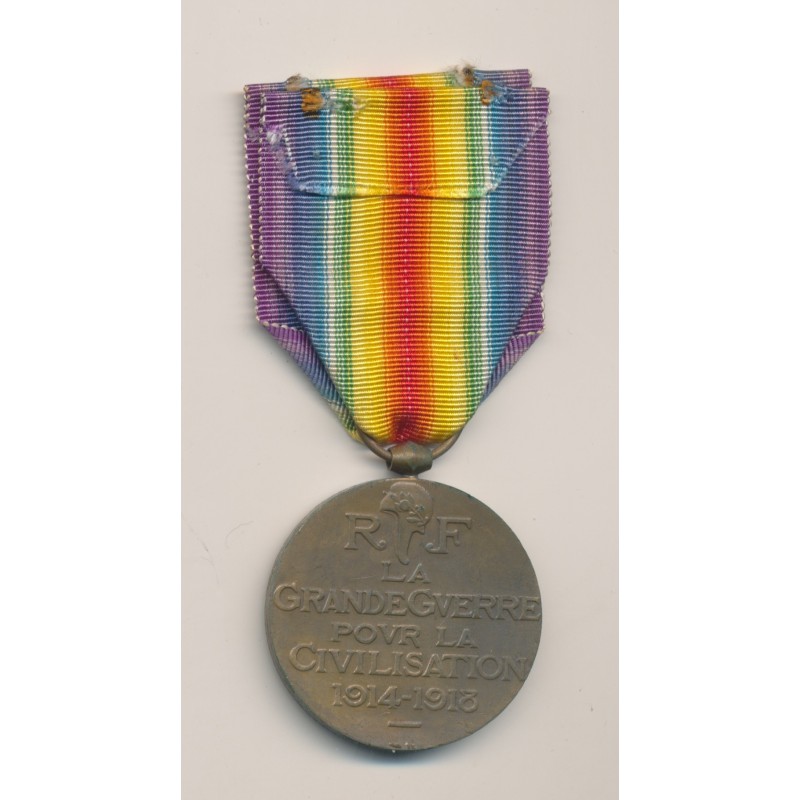 Médaille - Victoire interallié - 1914-18 - graveur Morlon