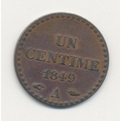 1 Centime Dupré - 1849 A Paris 2