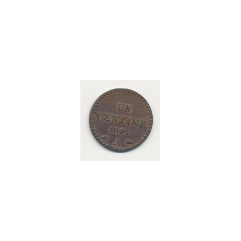 1 Centime Dupré - 1849 A Paris