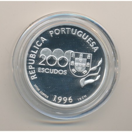 Portugal - 200 Escudos 1996 - Jeux olympique - argent