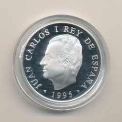 Espagne - 1000 Pesetas 1995 - Jeux olympique 1996 - argent 2