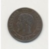 1 Centime Napoléon III - Tête nue - 1855 D Lyon ( chien )