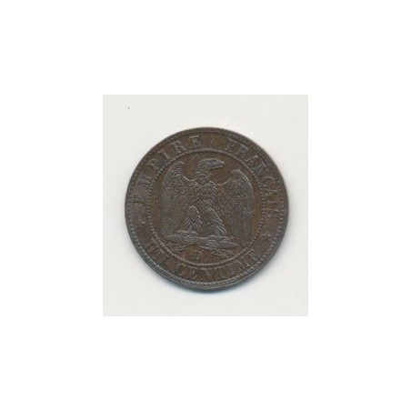 1 Centime Napoléon III - Tête nue - 1855 D Lyon ( chien )