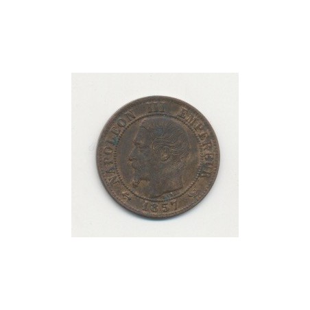 1 Centime Napoléon III - Tête nue - 1857 W Lille