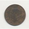 1 Centime Napoléon III - Tête nue - 1857 W Lille
