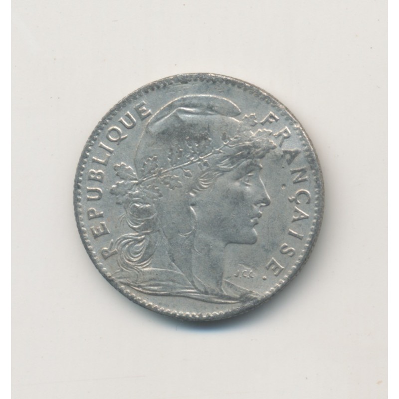 10 Francs Coq Marianne - 1907 - Faux en platine - 1,5g - TTB