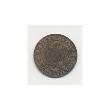 1 Centime Napoléon III - Tête nue - 1857 W Lille