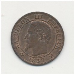 1 Centime Napoléon III - Tête nue - 1857 W Lille