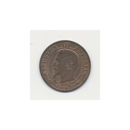 1 Centime Napoléon III - Tête nue - 1857 W Lille
