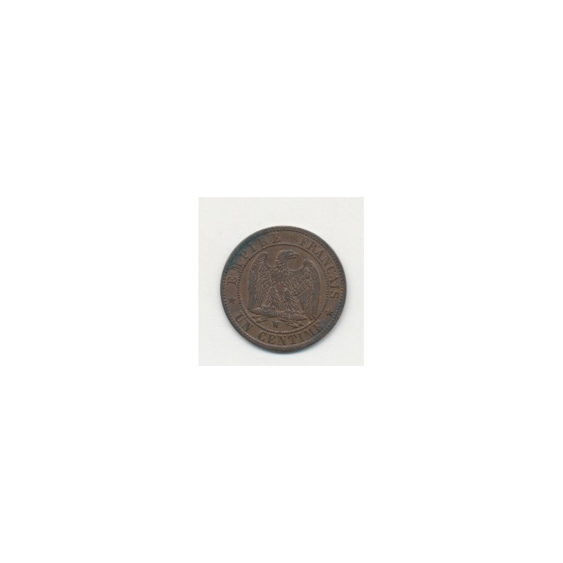 1 Centime Napoléon III - Tête nue - 1857 W Lille