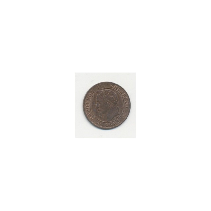 1 Centime Napoléon III - Tête laurée - 1861 K Bordeaux