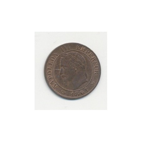 1 Centime Napoléon III - Tête laurée - 1861 K Bordeaux