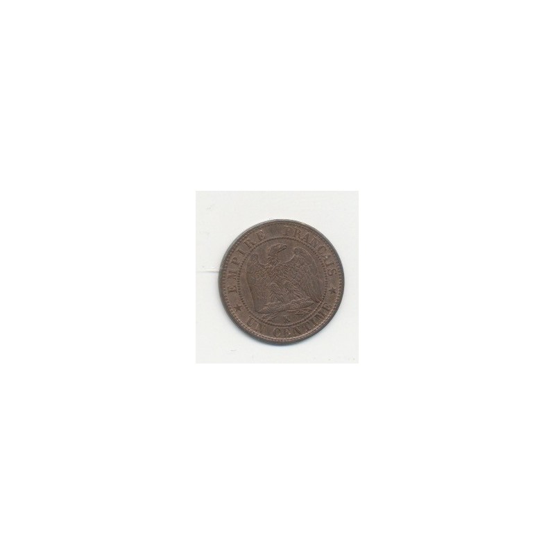 1 Centime Napoléon III - Tête laurée - 1861 K Bordeaux