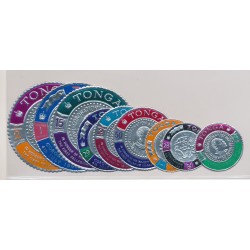 Tonga - Série 9 Timbres Spectaculaire - Neuf