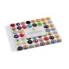 Coffret carton pour 48 plaques de muselets de champagne