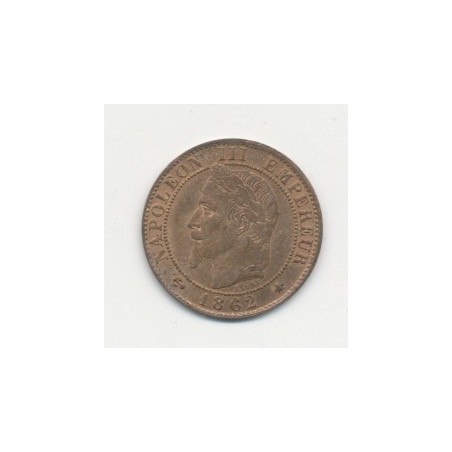 1 Centime Napoléon III - Tête laurée - 1862 A Paris