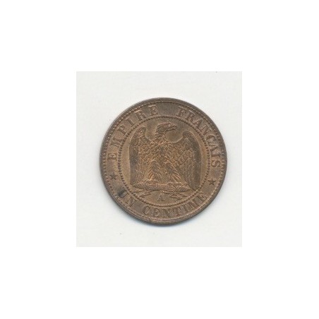 1 Centime Napoléon III - Tête laurée - 1862 A Paris
