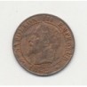 1 Centime Napoléon III - Tête laurée - 1862 BB Strasbourg