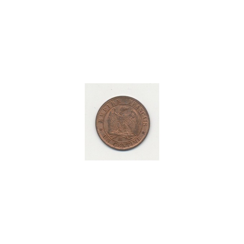 1 Centime Napoléon III - Tête laurée - 1862 BB Strasbourg