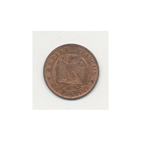 1 Centime Napoléon III - Tête laurée - 1862 BB Strasbourg