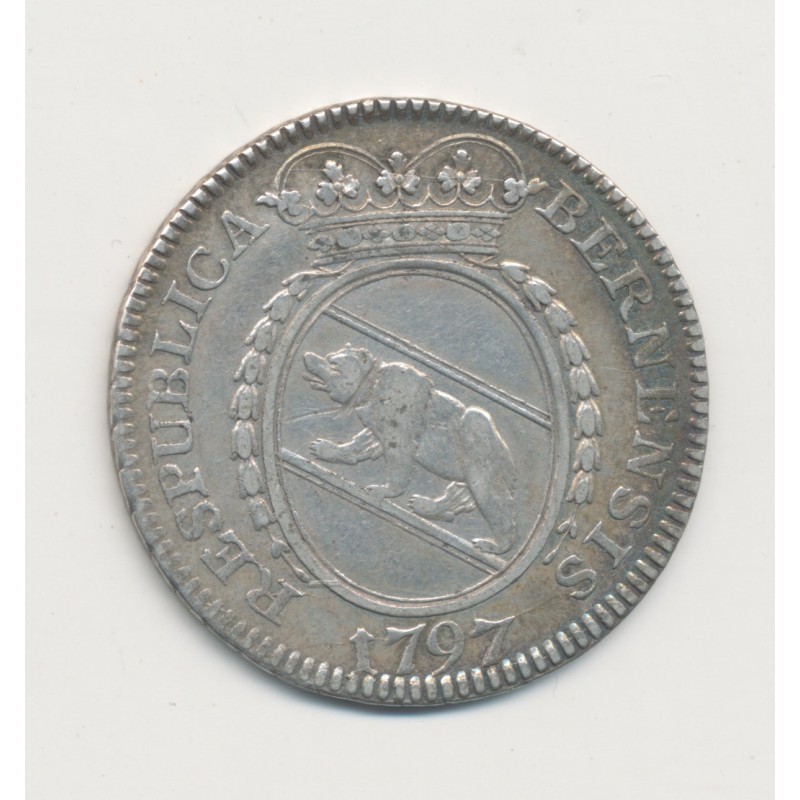 Suisse - 1/4 Thaler 1797 B Berne - argent - TTB+